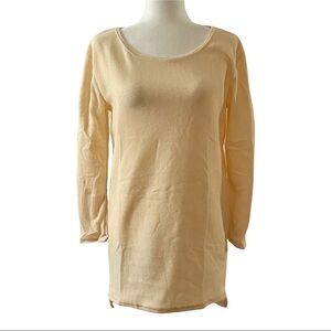 Pale Yellow Fleece Tunic Size S